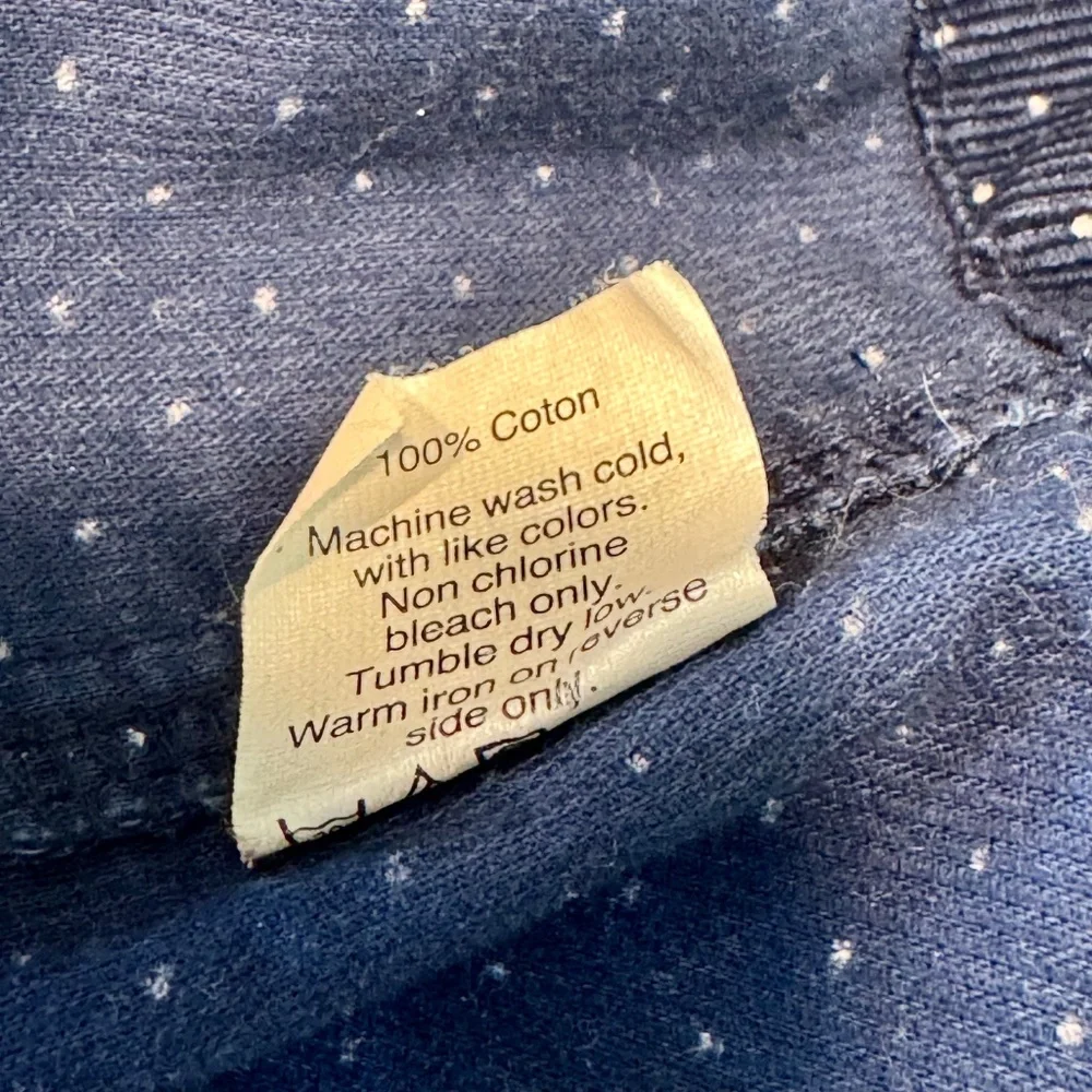 J.Crew Navy Dot Button Front Shirt Dress Cotton Casual Midi‎ - Picture 8 of 12